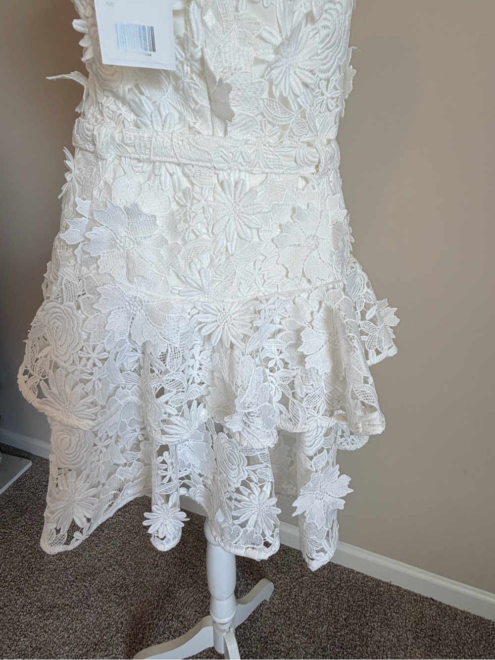 Generation love Lisette 3D Guipure Lace Mini dress womens size large NWT - Picture 14 of 16